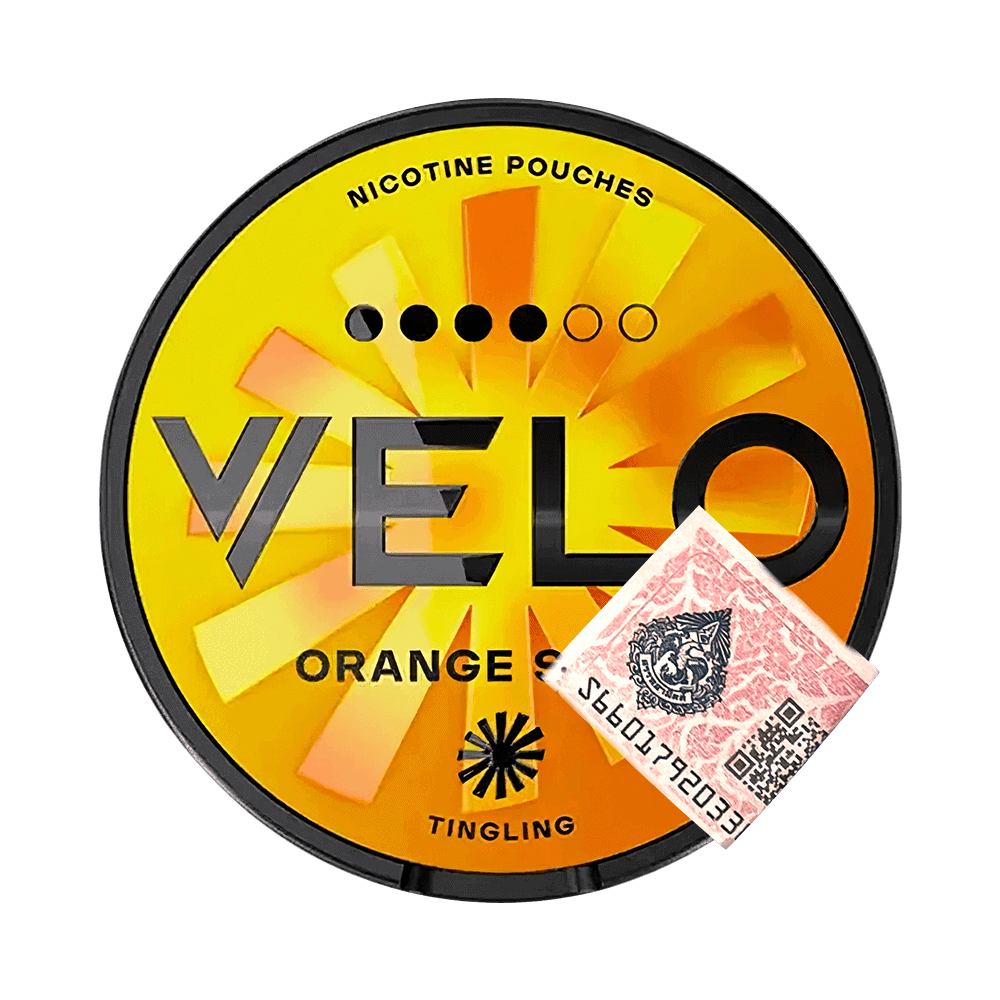 VELO Orange Spark – Citrus Nicotine Pouches | Thailand Delivery